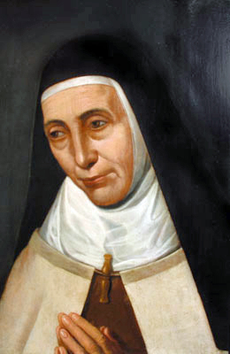Detail Of A Portrait Of Saint Anne Of Saint Bartholomew By Franz De Wilde 1917