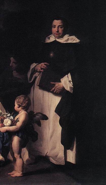 Detail From A Blessed Raymond Of Capua Antique Holy Card Artist Unknown Wiped Off The Santi E Beati Web Site