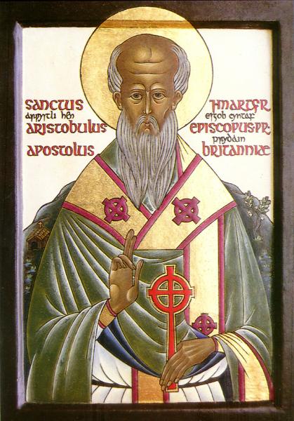 Orthodox Icon of Saint Aristobulus of Britannia Date Unknown Author Unknown
