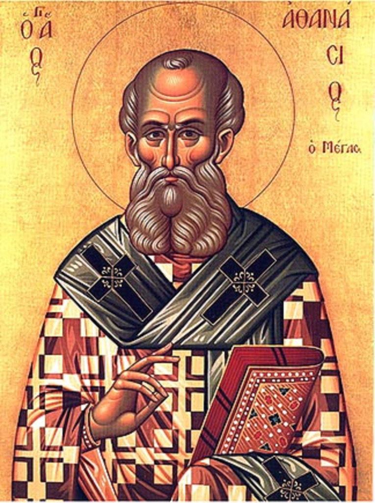Byzantine Icon of Saint Athanasius of Alexandria Author Unknown