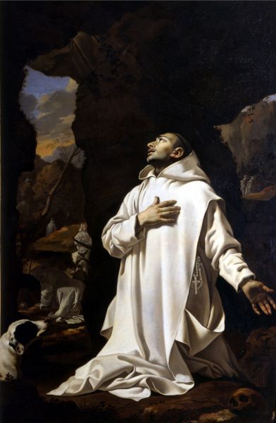 Detail of A Statue of Saint Bruno Refusing A BishopS Mitre By Michaelangelo Slodtz 1744 Saint PeterS Basilica Rome Italy