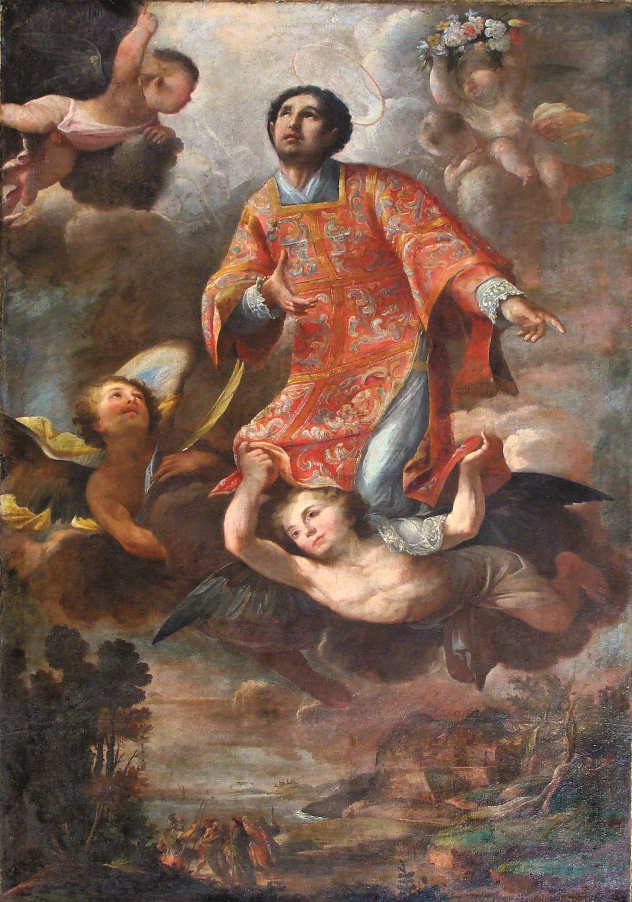 Detail From The Painting S Cesareo Deacon And Martyr By G Vieste 1805
