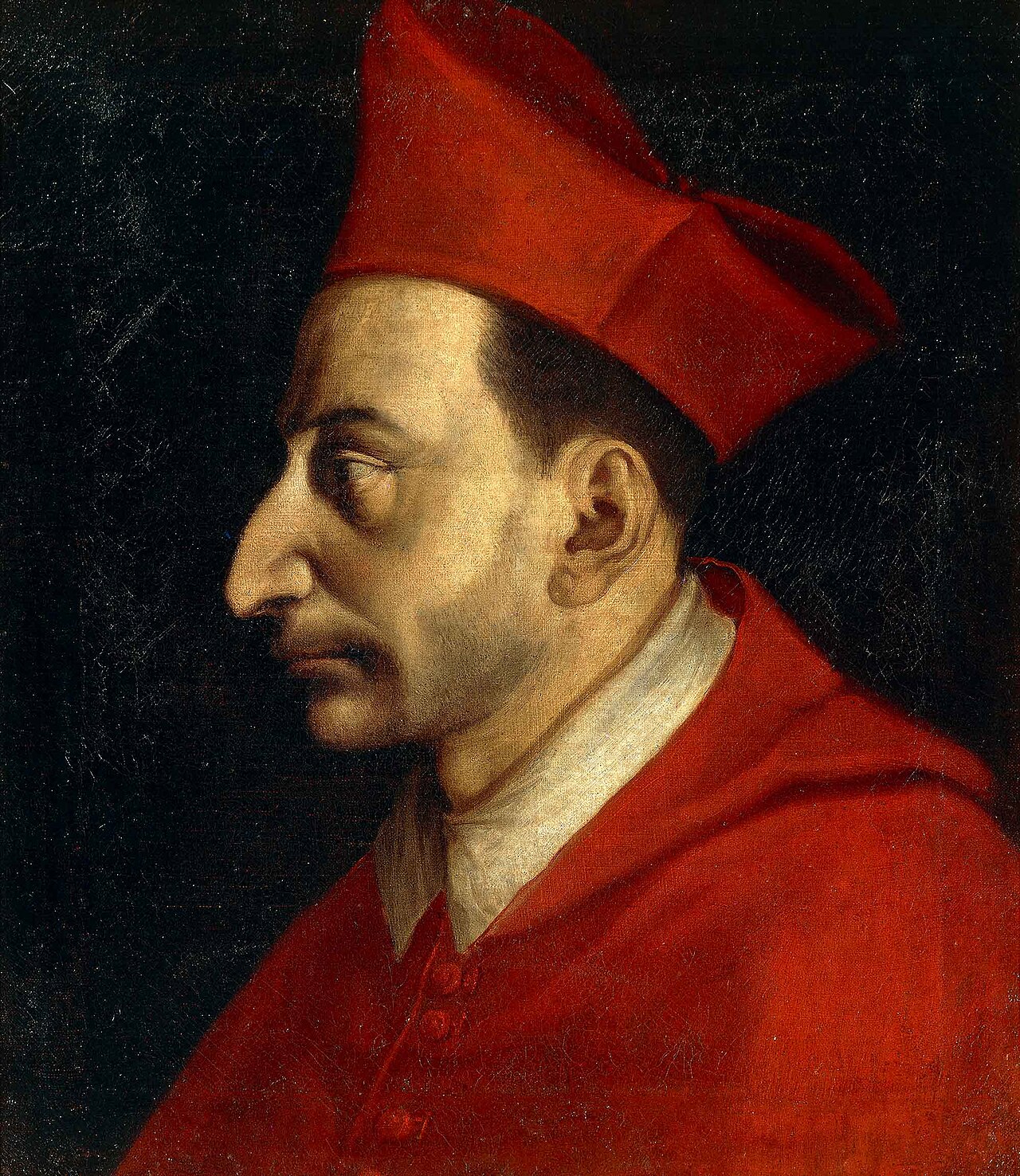 Detail of A Painting of Saint Charles Borromeo By Giovanni Battista Tiepolo C1768 Cincinnati Art Museum Cincinnati Ohio Usa