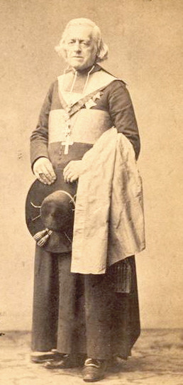 Detail of The 1854 Painting of Saint Eugene De Mazenod Artist Unknown