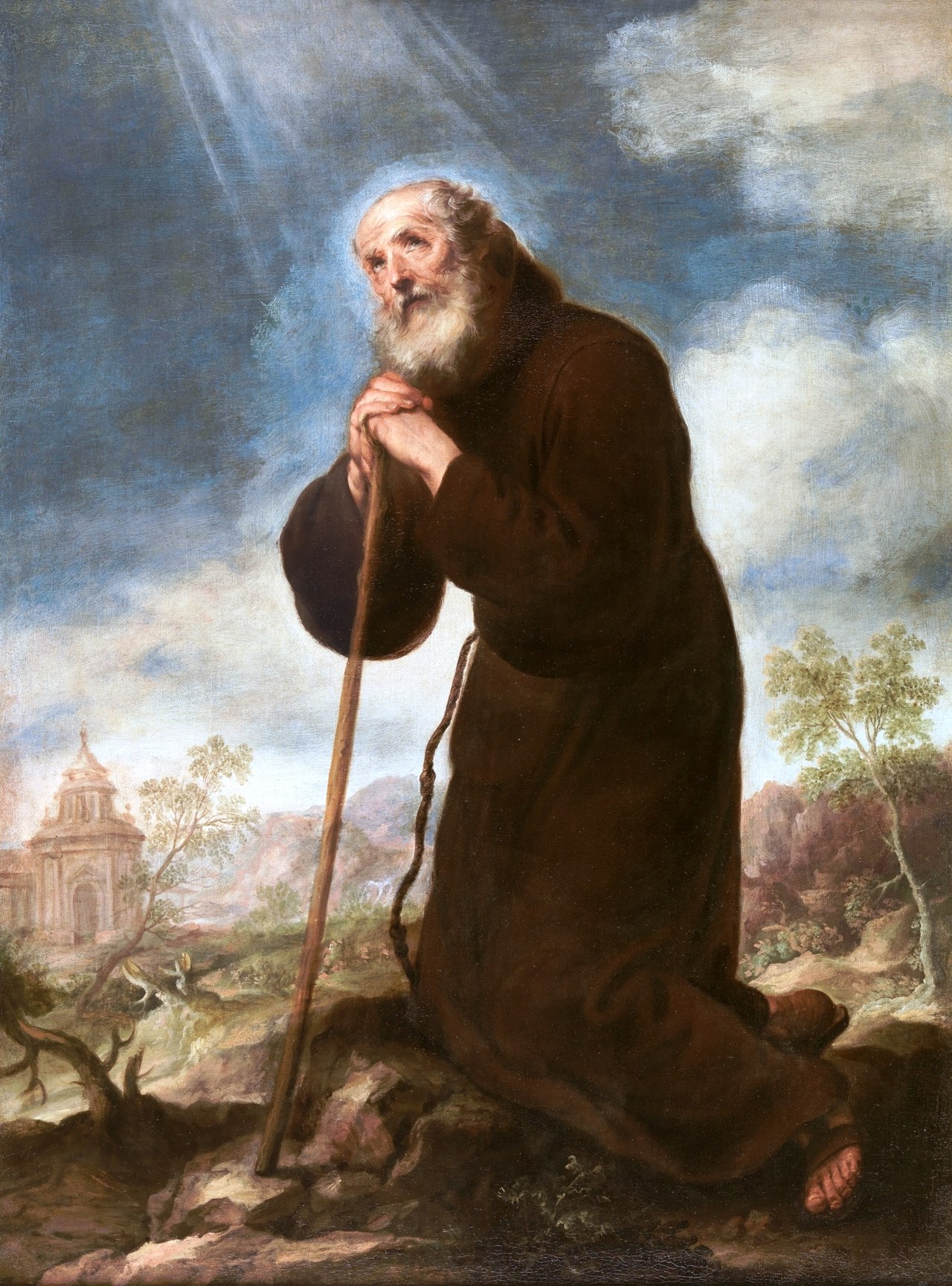 Detail of A Painting of Saint Francis of Paola With King Louis Xi By Nicolas Gosse 1843 Hall of Bourbon Museum Anne De Beaujeu Photographed On 1 May 2008 By Sergey Prokopenko