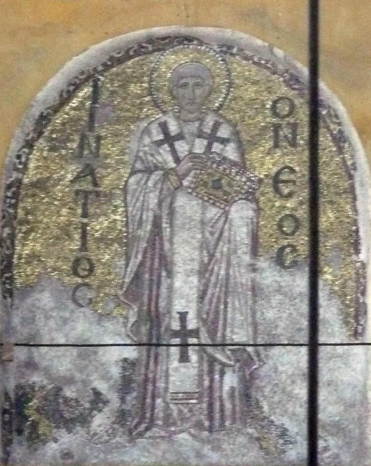 Saint Ignatius of Constantinople As Portrayed In The Hagia Sophia In Constantinople