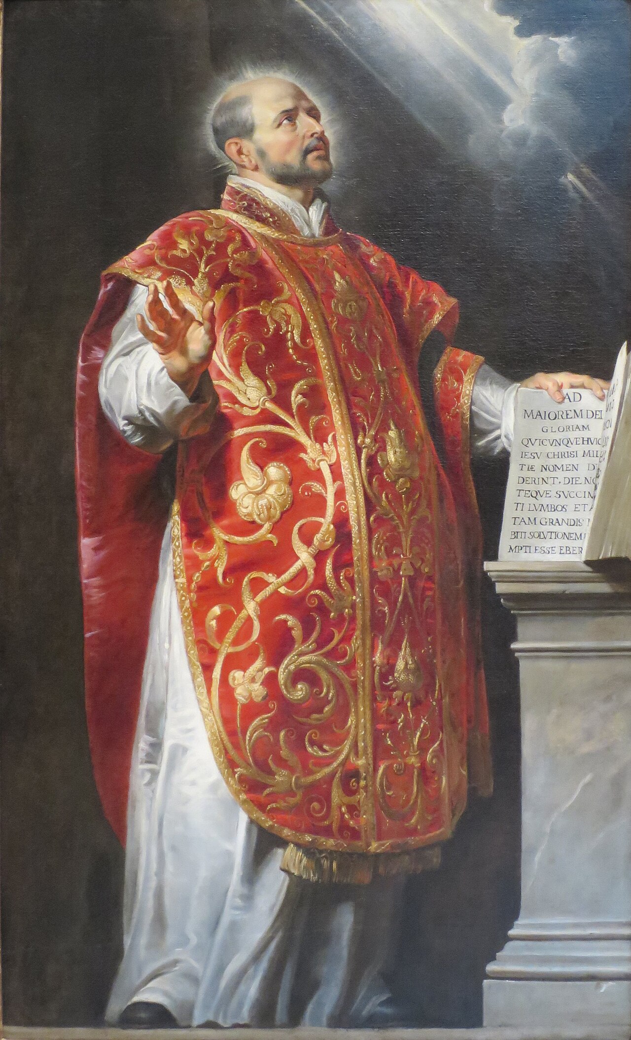 Detail of An Illustration Saint Ignatius of Loyola Date Unknown By William Holl The Younger