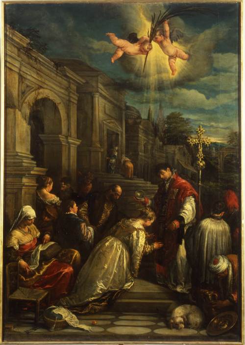 Baptism of Saint Lucilla of Rome