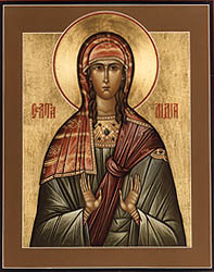 Russian Icon of Saint Lydia Purpuraria Date Unknown Author Unknown
