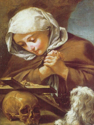 Detail of The Painting Estasi Di Santa Margherita 18Th Century By Jacopo Alessandro Calvi Photographed 9 August 2005 By Pietro Diotti