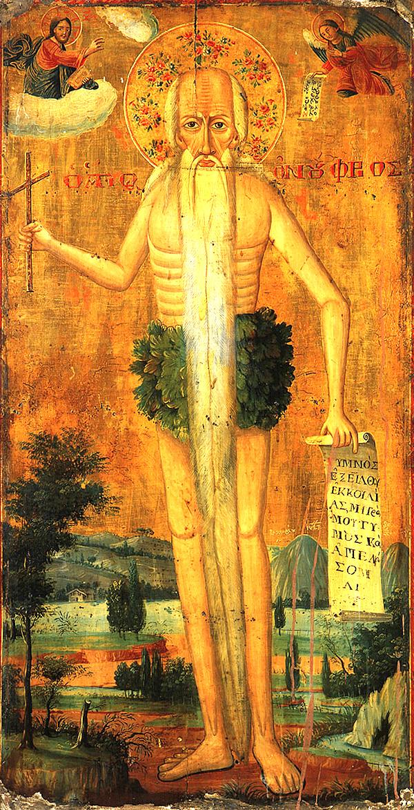 Painting of Saint Onophrius 1637 By Jusepe De Riberta The Hermitage Saint Petersburg Russia