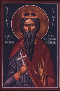 Icon of Saint Oswine of Deira Date And Artist Unknown