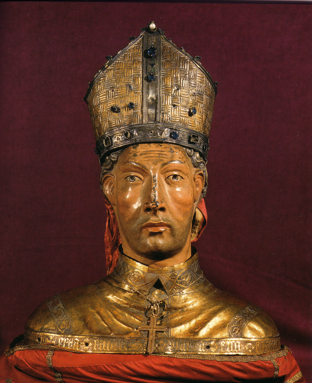 Reliquary Bust of Saint Prudentius of Tarazona Made In 1461