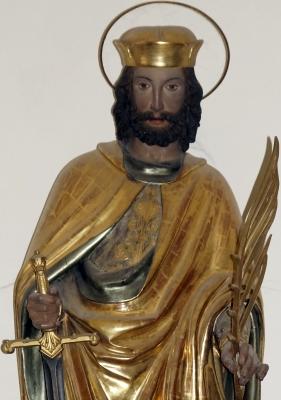 Statue of Saint Castulus of Rome Ursula Chapel Kastulusmünster Moosburg Photographed On 13 January 2012